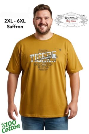 Мъжка тениска в големи размери с щампа 28 000056