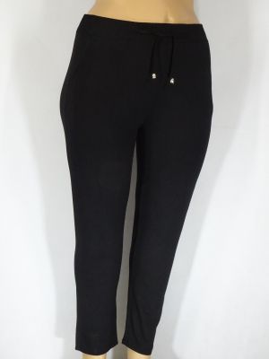 Дамски макси тънък панталон от трико дюс с джоб 09 00066